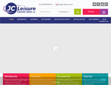 Tablet Screenshot of jc-leisure.com